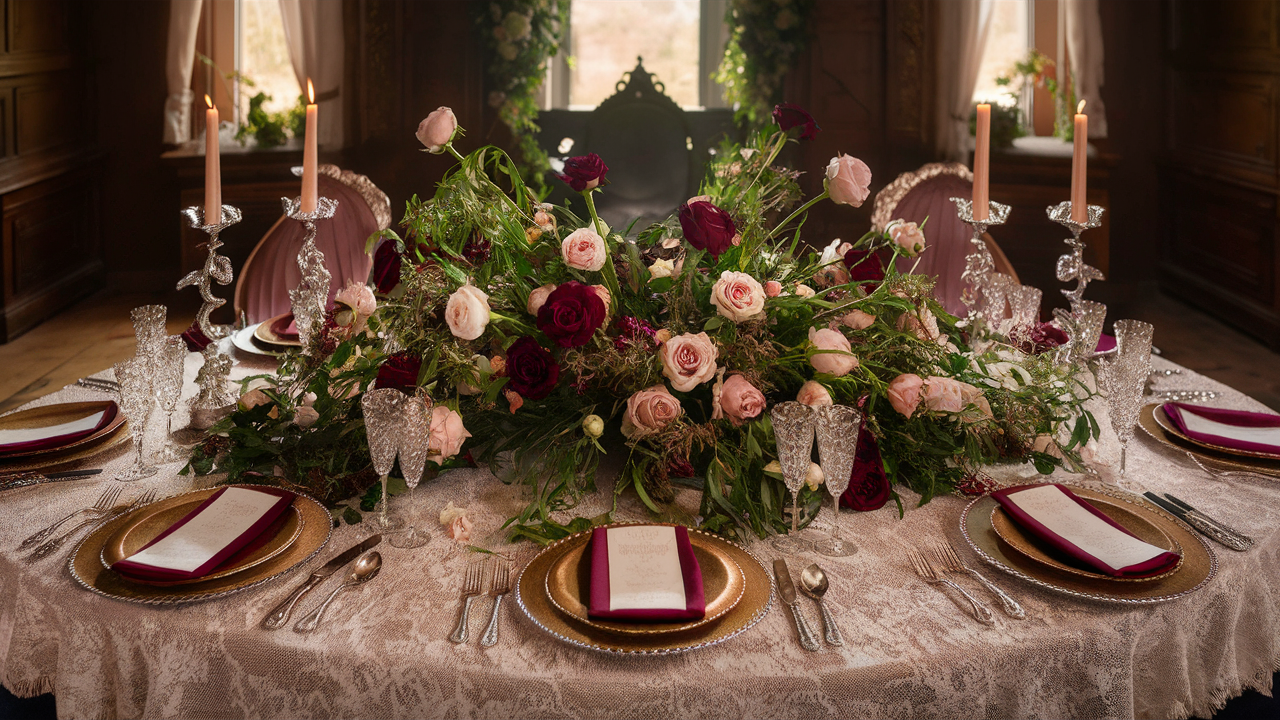 Elegant Victorian-Inspired Table Settings