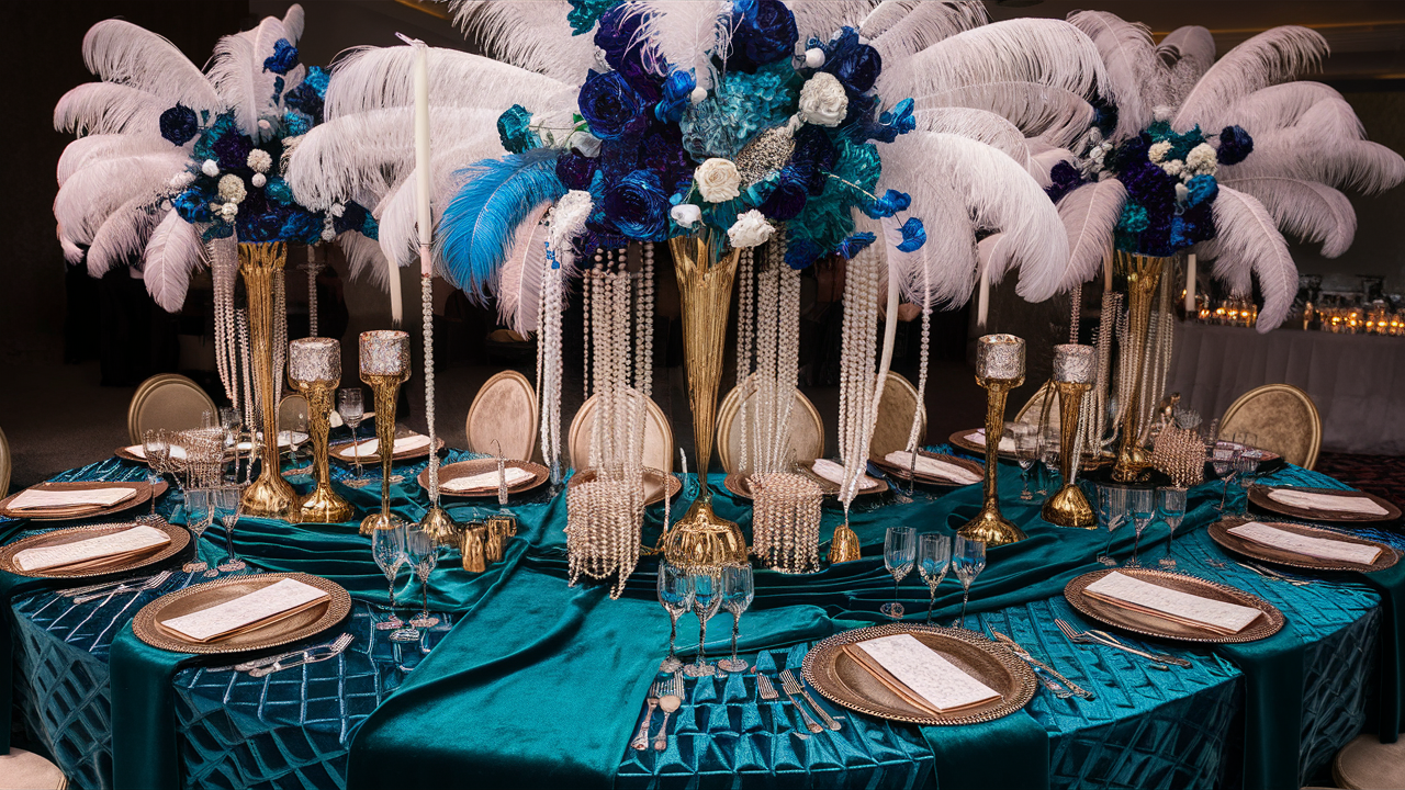 Art Deco Glamour with a Vintage Twist