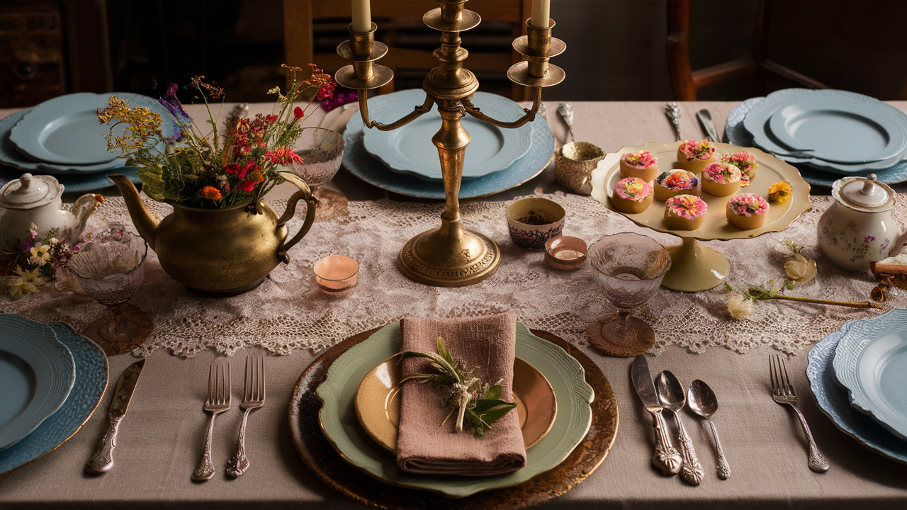Embrace the Vintage Vibe with Mismatched Elegance