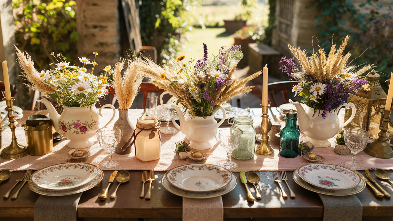Floral Arrangements with a Vintage Twist
